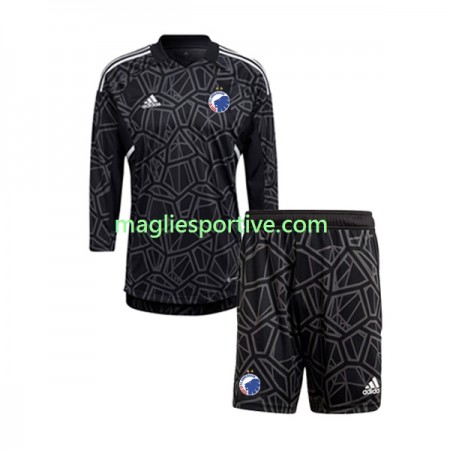 Completo Calcio FC Copenhagen Portiere Bambino Divisa Prima 2022-2023 ML